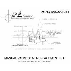 RVA-MVS-K1 - RVA Manual Valve Seal Kit Set