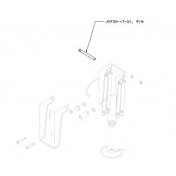 J0730-17-01 - 22.5 Rear Jack Swivel Pin