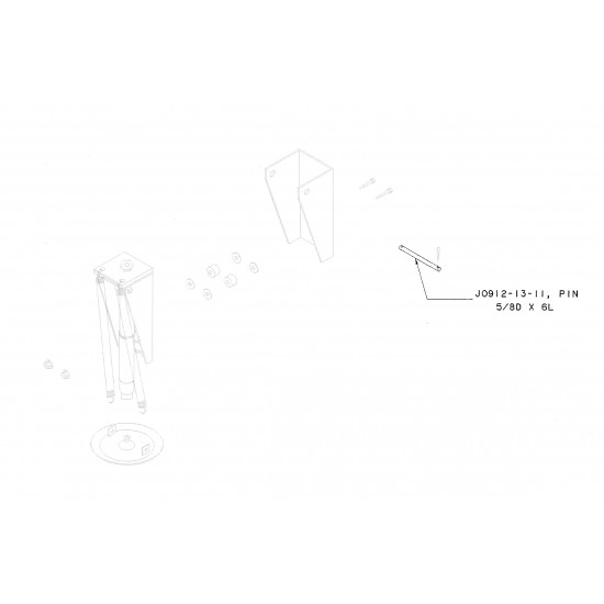 J0912-13-11 - 16A Rear Jack Swivel Pin