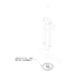 J0810-41-02 - Swivel Pad 35K - 45K (front & rear jacks)
