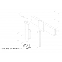 J0916-17-01 - 22.5 / 32 Series Swivel Pad (front & rear jacks) 
