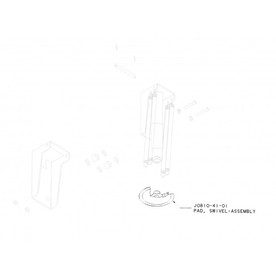 J0810-41-02 - Swivel Pad 35K - 45K (front & rear jacks) J0810-41-02 - Swivel Pad 35K - 45K (front & rear jacks)