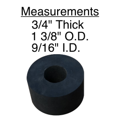 RVA-SP-02 - Rear RVA Jack Bushing - 9/16" ID (SET OF TWO)