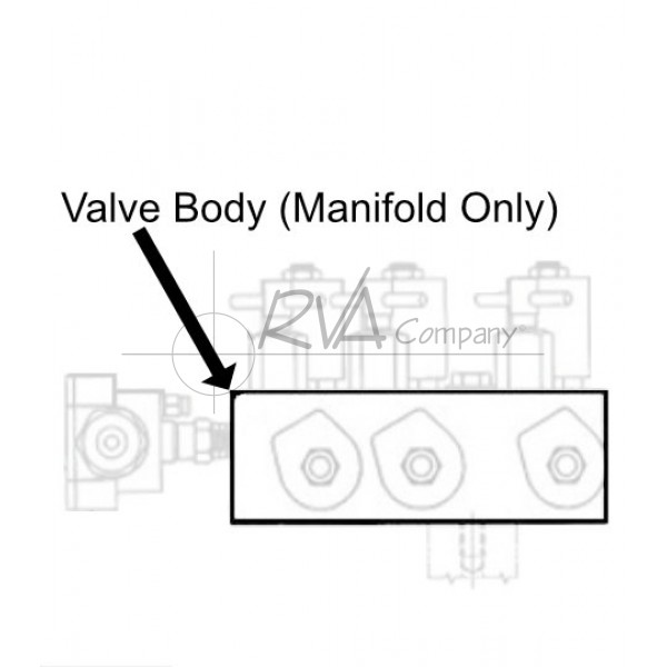 J0914-21-12 - RVA Hydraulic Valve Body (45,000 GVW) Manifold Only