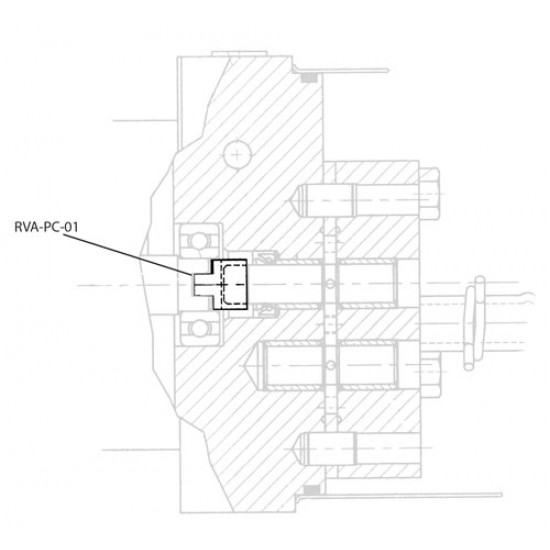 RVA-PC-01 RVA Pump Drive Shaft Coupler RVA-PC-01 RVA Pump Drive Shaft Coupler